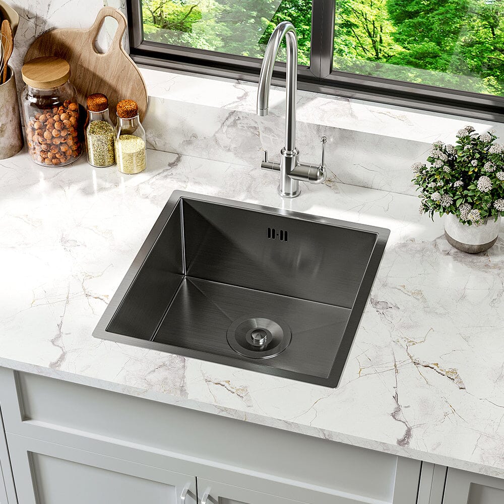 Drop - in Kitchen Sink, Single Bowl Stainless Steel Sink - House Comfort