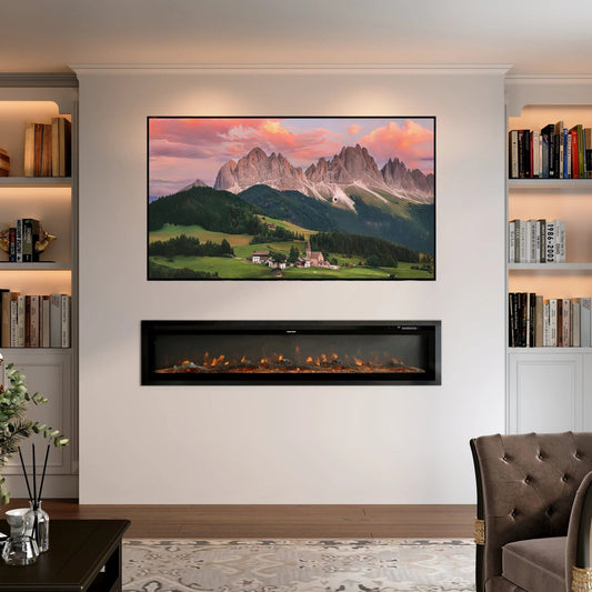 Easy Fit Aluminium Media Wall Frame | DIY Installation & Fast UK Delivery - House Comfort