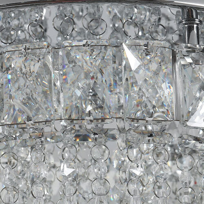 Elegant Crystal Round Ceiling Light - House Comfort