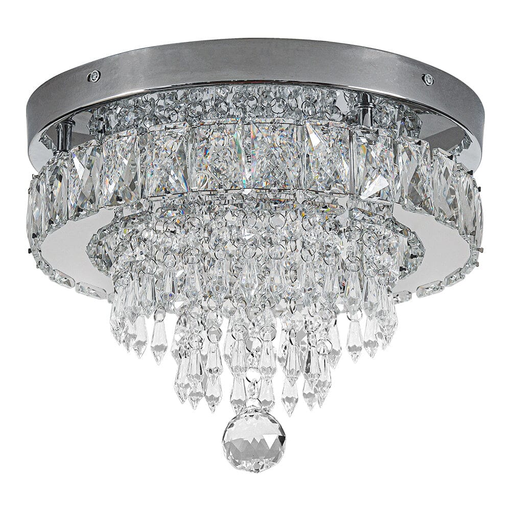 Elegant Crystal Round Ceiling Light - House Comfort