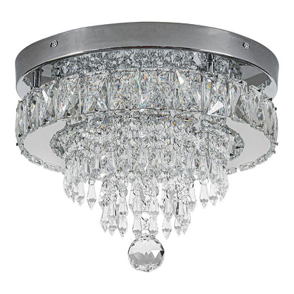 Elegant Crystal Round Ceiling Light - House Comfort