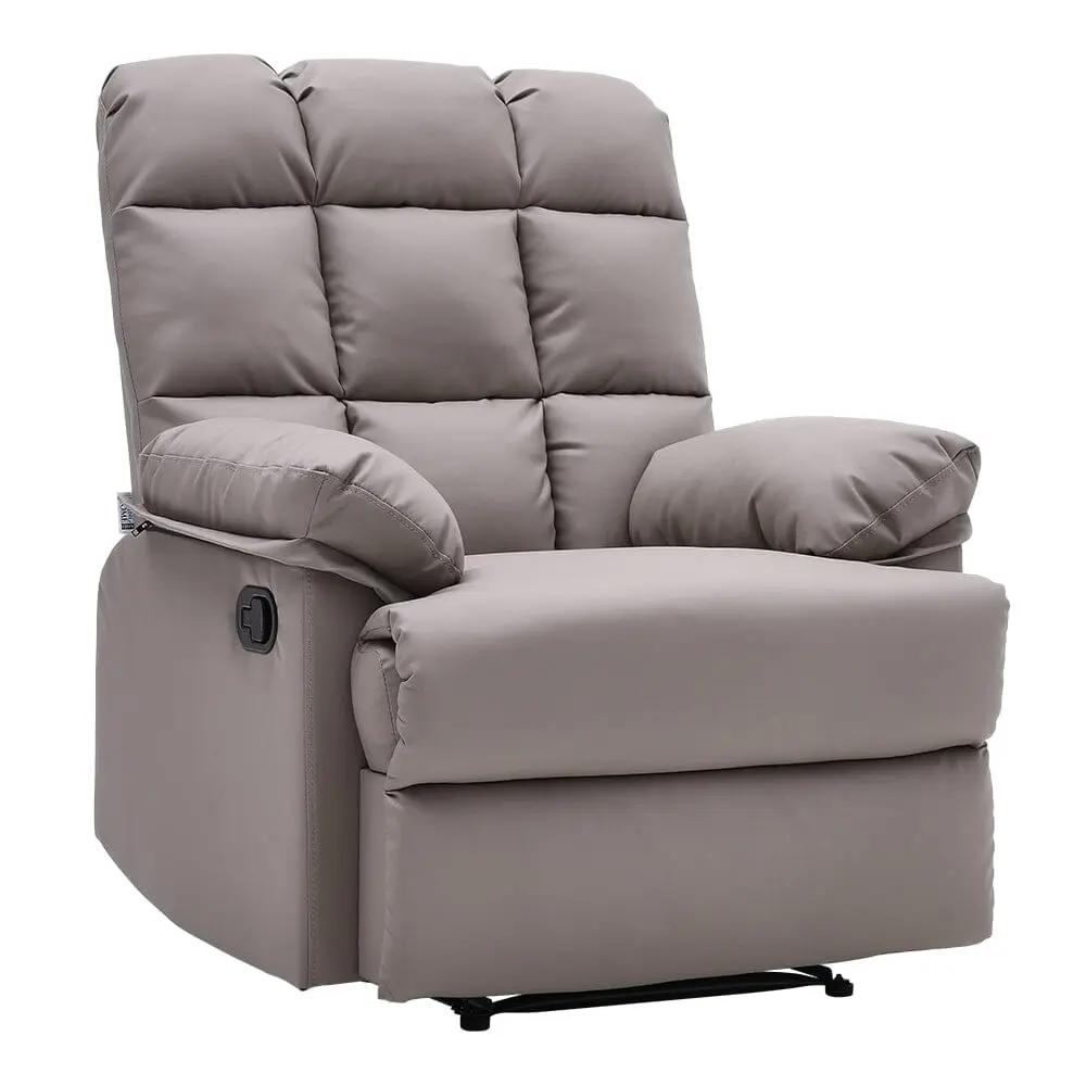 Faux Leather Upholstered Recliner Armchair - House Comfort