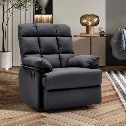 Faux Leather Upholstered Recliner Armchair - House Comfort