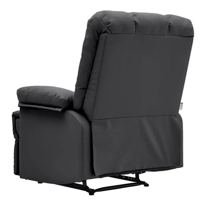 Faux Leather Upholstered Recliner Armchair - House Comfort