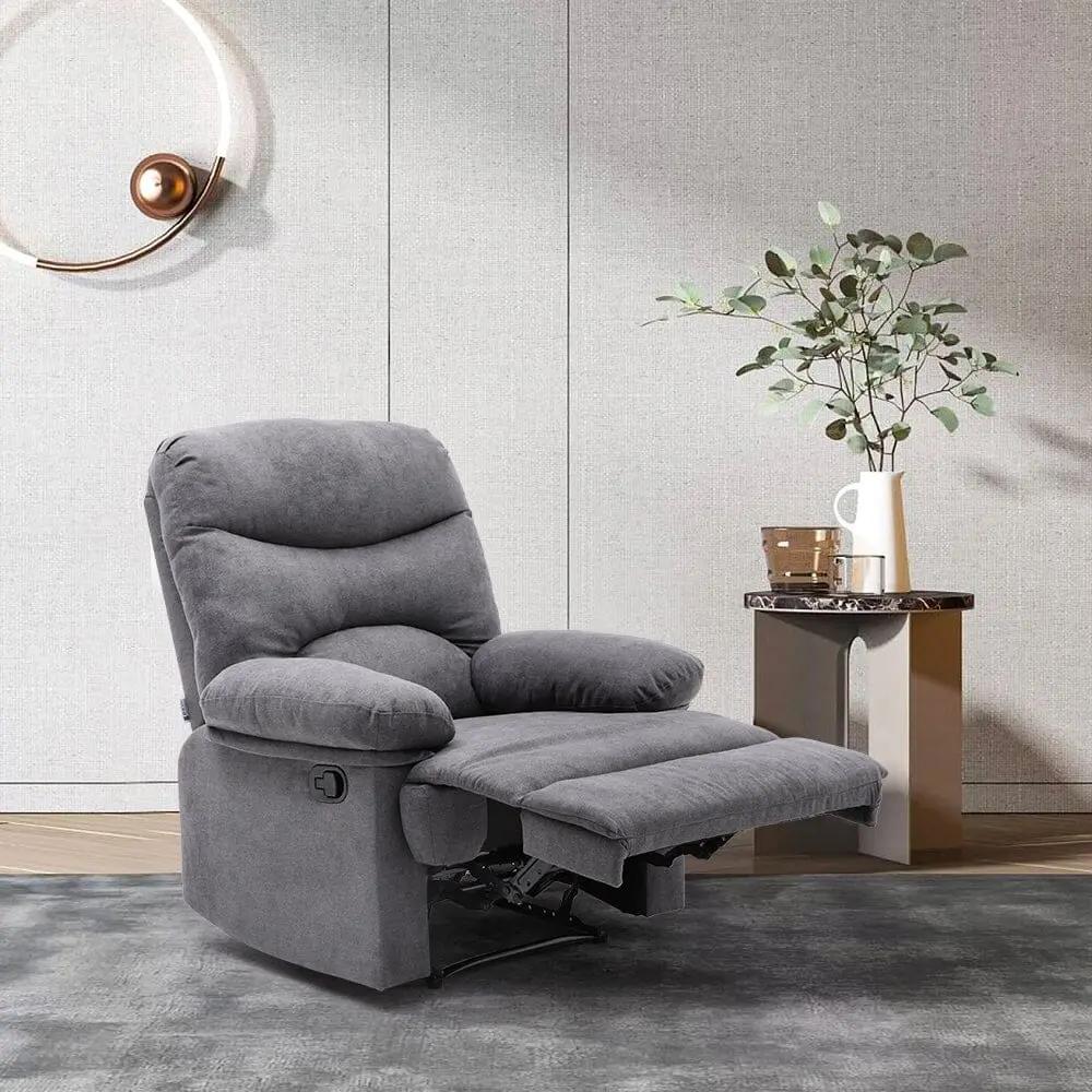 Faux Leather Upholstered Recliner Armchair - House Comfort