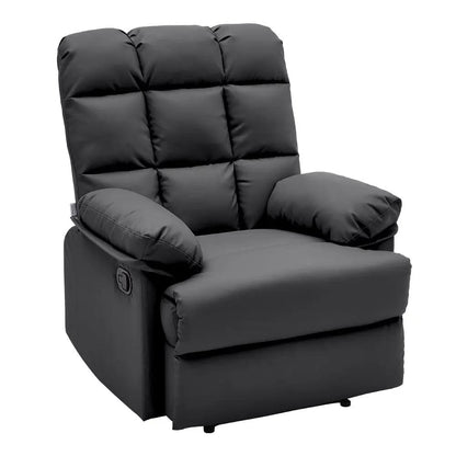 Faux Leather Upholstered Recliner Armchair - House Comfort
