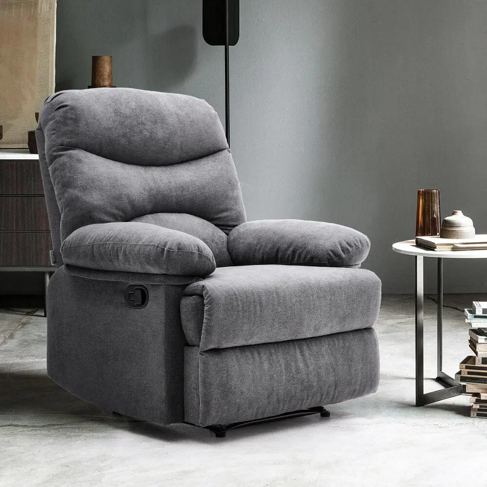 Faux Leather Upholstered Recliner Armchair - House Comfort