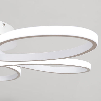 Floral Shape 6 Rings LED Ceiling Light Non - Dimmable - House Comfort