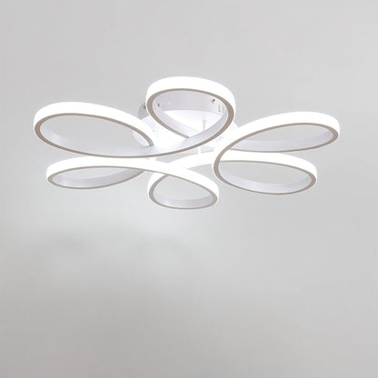Floral Shape 6 Rings LED Ceiling Light Non - Dimmable - House Comfort