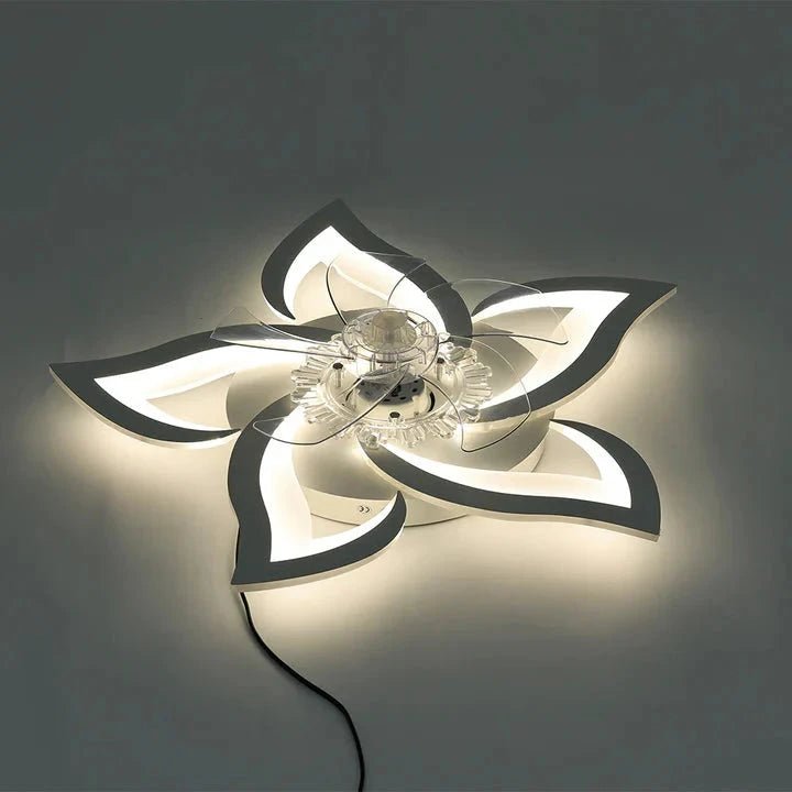 Flower Shape LED Ceiling Fan Light - House Comfort