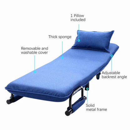 Foldable Sofa Bed and Leisure Recliner Armchair - House Comfort