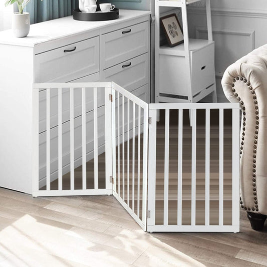 Folding 3 - Panel Pet Playpen Safety Indoor Durable Dog Fence - House Comfort