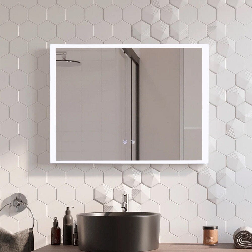 Frameless Anti - Fog Dimmable LED Wall Mirror - House Comfort