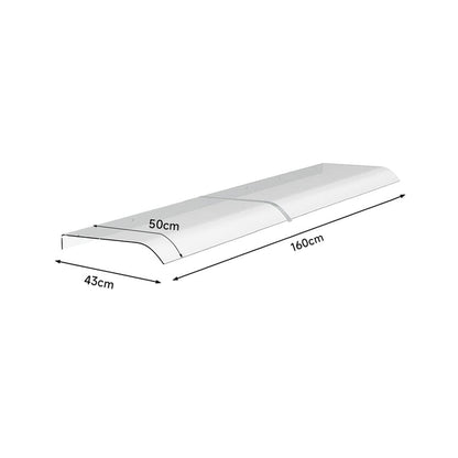 Frosted Window Door Awning Canopy 50cm Arc Length - House Comfort