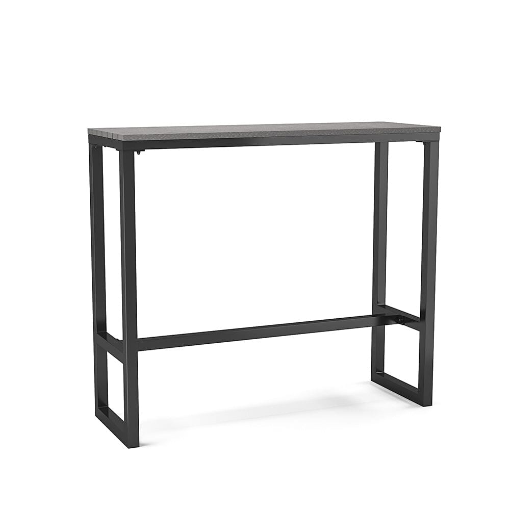 Garden Grey Dining High Table with Metal Legs - House Comfort