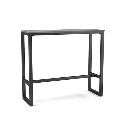 Garden Grey Dining High Table with Metal Legs - House Comfort