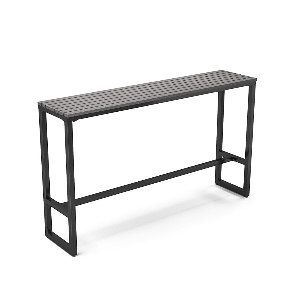 Garden Grey Dining High Table with Metal Legs - House Comfort