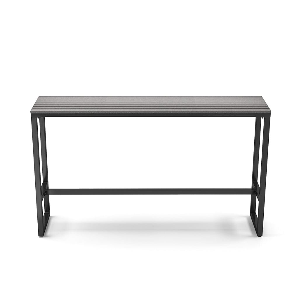 Garden Grey Dining High Table with Metal Legs - House Comfort