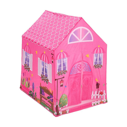 Girls Play Tent Pink Princess Castle Portable Playhouse - House Comfort