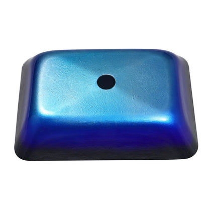 Golden/Blue Tempered Glass Bathroom Art Design Sink - House Comfort