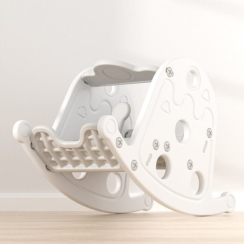 Grey Floor Standing Toddler Rocking Chair Plastic Toy - House Comfort