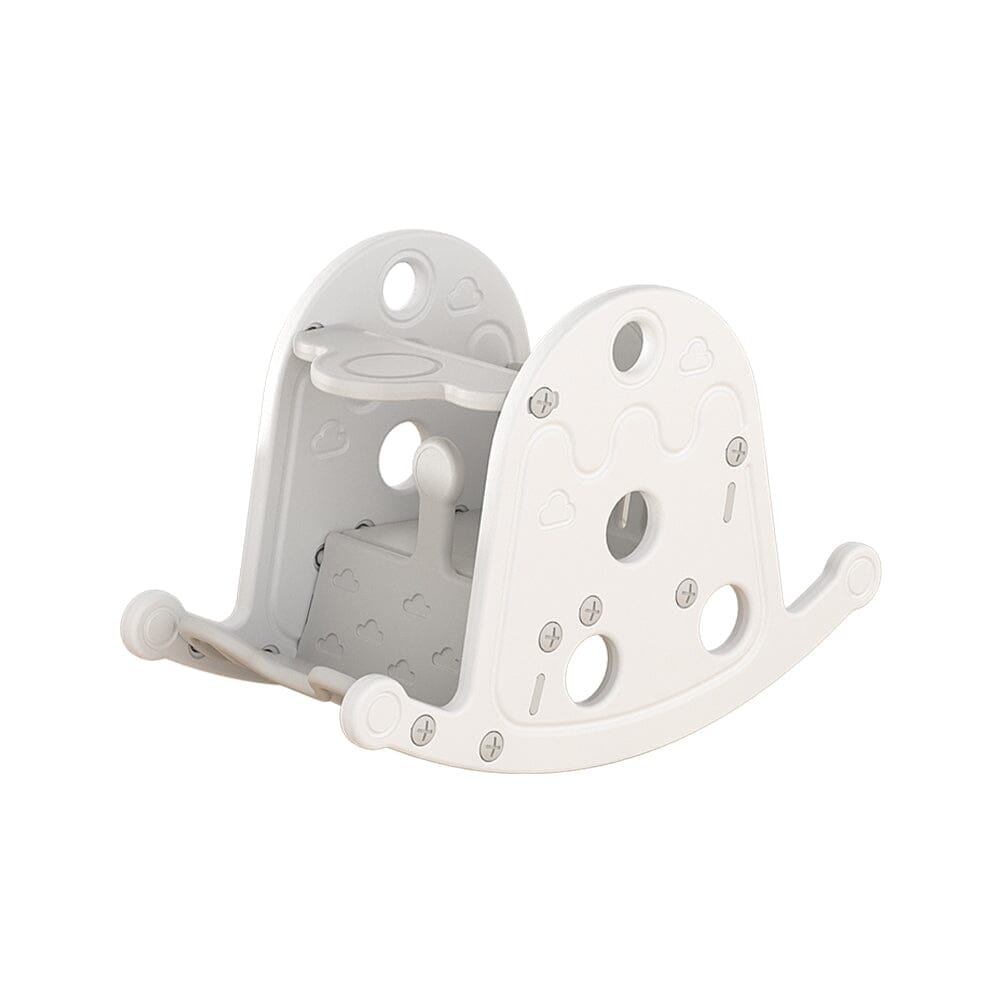 Grey Floor Standing Toddler Rocking Chair Plastic Toy - House Comfort