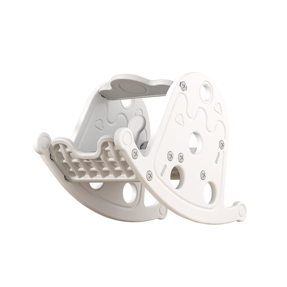 Grey Floor Standing Toddler Rocking Chair Plastic Toy - House Comfort