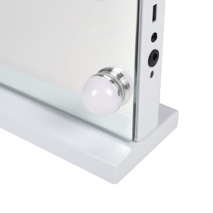 Hollywood LED Vanity Mirror with Bluetooth White - House Comfort