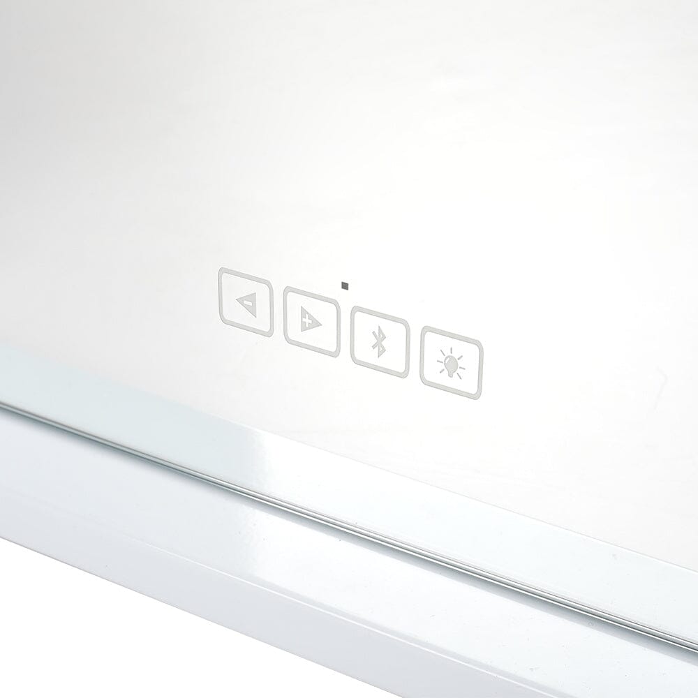 Hollywood LED Vanity Mirror with Bluetooth White - House Comfort