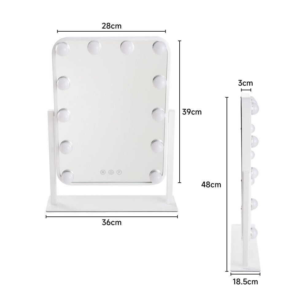 Hollywood Vanity Makeup Mirror with 12 Bulbs - House Comfort