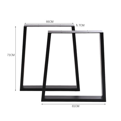 Industrial Set of 2 Table Legs DIY Steel Furniture Legs - House Comfort