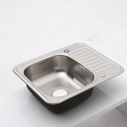 Inset Kitchen Sink Single Bowl Sink with Faucet Aperture - House Comfort