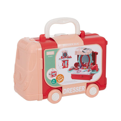 Joyful Bus Vanity Table for Kids - House Comfort