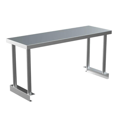 Kitchen Prep Table Over Shelf Single Double Tier Overshelf - House Comfort