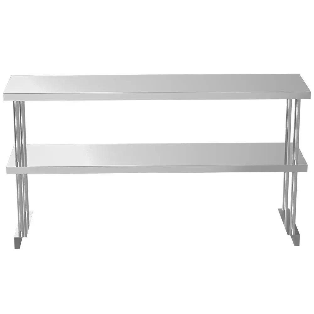 Kitchen Prep Table Over Shelf Single Double Tier Overshelf - House Comfort