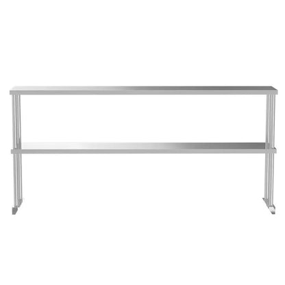 Kitchen Prep Table Over Shelf Single Double Tier Overshelf - House Comfort