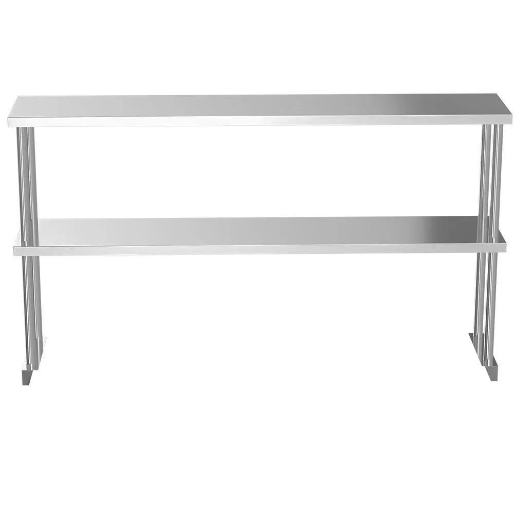 Kitchen Prep Table Over Shelf Single Double Tier Overshelf - House Comfort