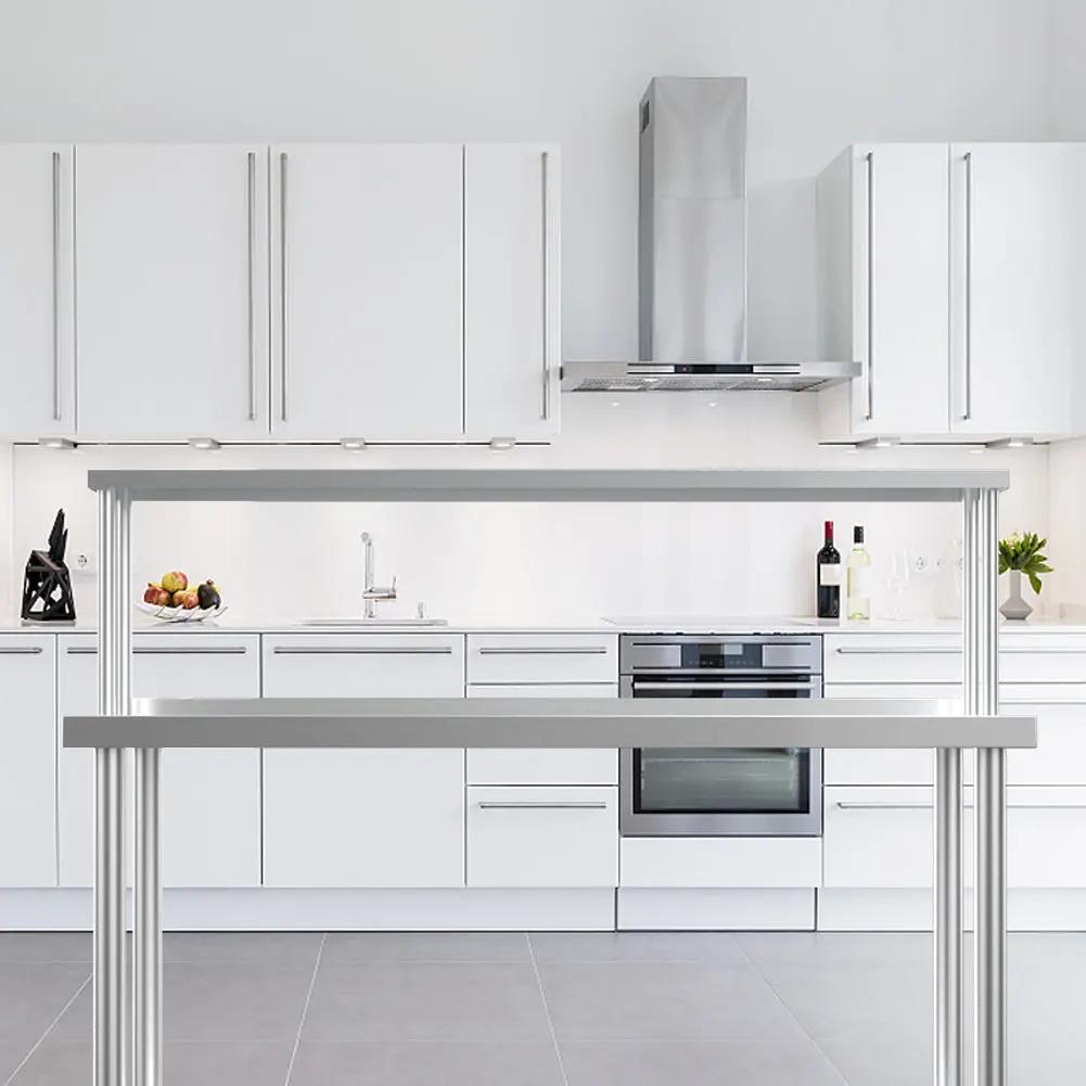 Kitchen Prep Table Over Shelf Single Double Tier Overshelf - House Comfort