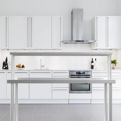 Kitchen Prep Table Over Shelf Single Double Tier Overshelf - House Comfort