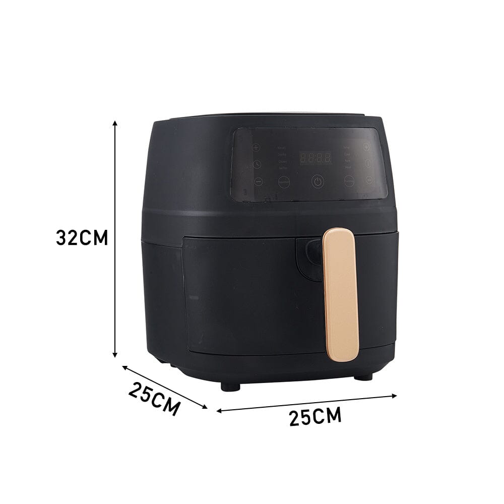 Large 5L Black Touchscreen Air Fryer kitchen - House Comfort