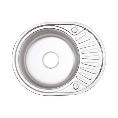 Large Inset Stainless Steel Kitchen Sink - House Comfort