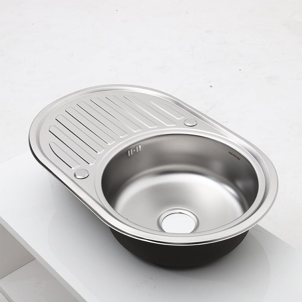Large Inset Stainless Steel Kitchen Sink - House Comfort