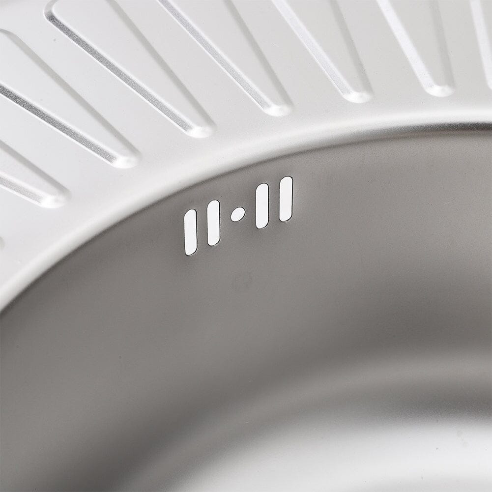 Large Inset Stainless Steel Kitchen Sink - House Comfort