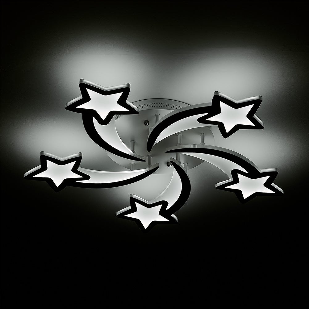 LED Ceiling Light Fixture with Star Lampshades - House Comfort