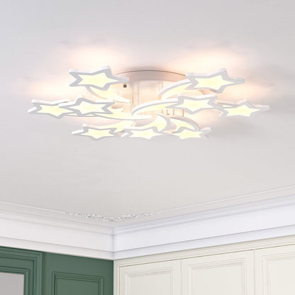 LED Ceiling Light Fixture with Star Lampshades - House Comfort