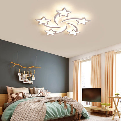LED Ceiling Light Fixture with Star Lampshades - House Comfort