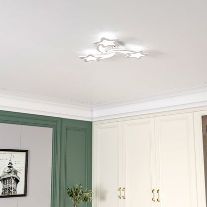 LED Ceiling Light Fixture with Star Lampshades - House Comfort