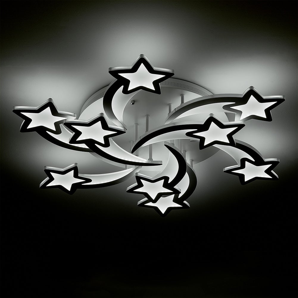 LED Ceiling Light Fixture with Star Lampshades - House Comfort