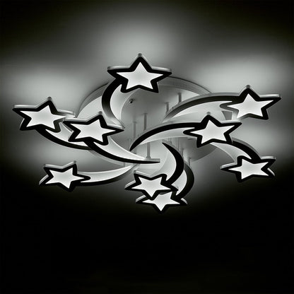 LED Ceiling Light Fixture with Star Lampshades - House Comfort