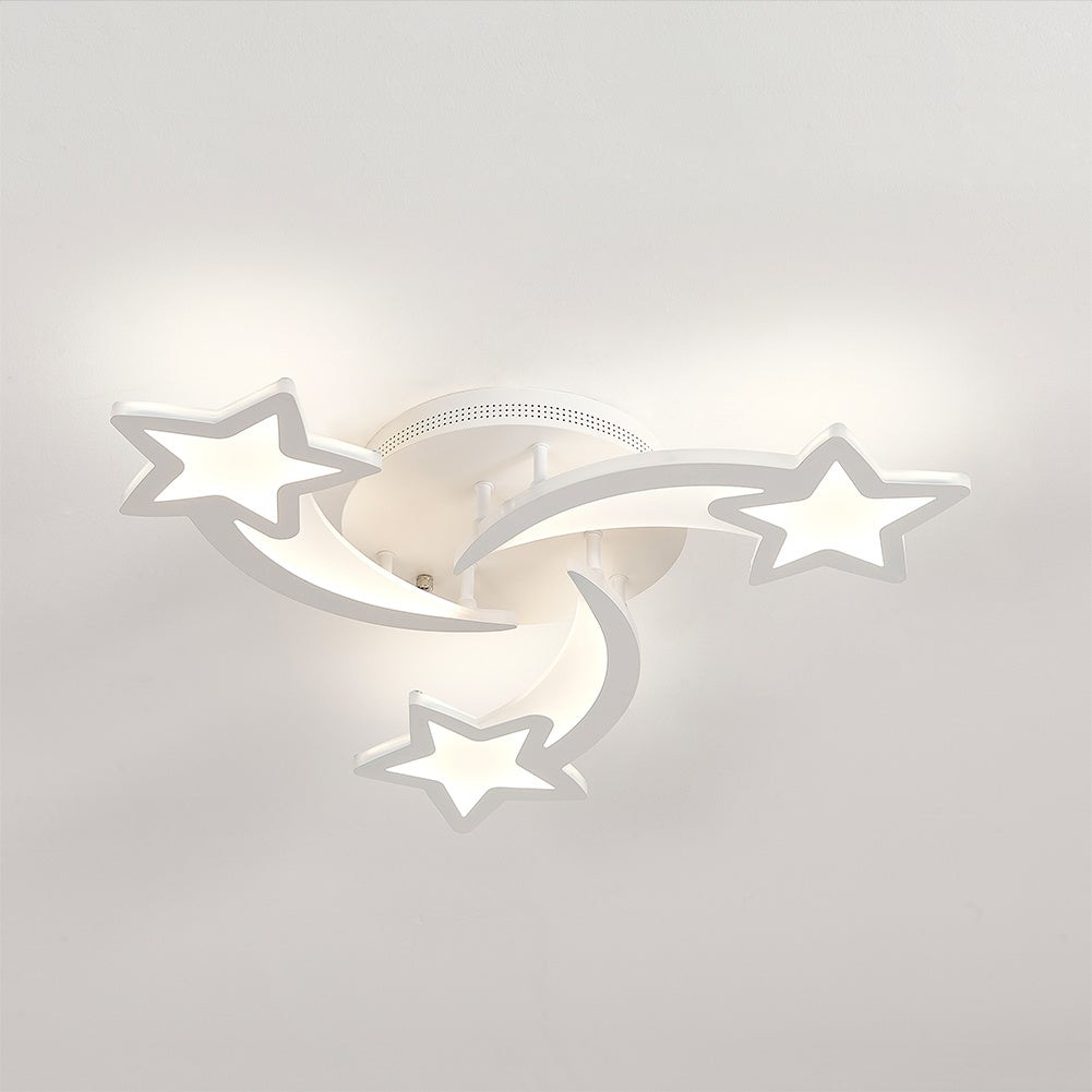 LED Ceiling Light Fixture with Star Lampshades - House Comfort